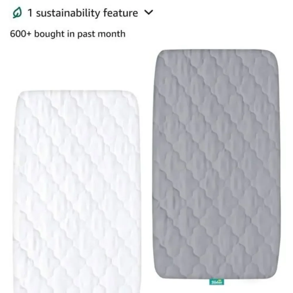 2 pc Bassinet mattress protectors